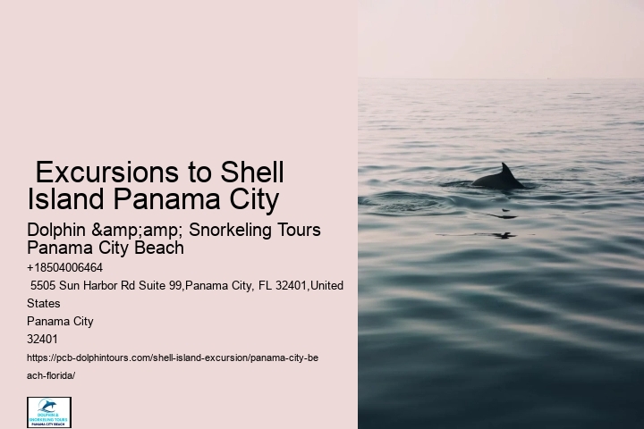  Excursions to Shell Island Panama City